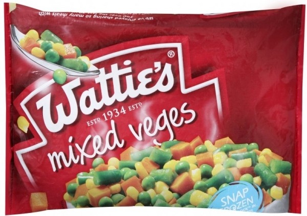 Watties Mixed Vegetables - Frozen