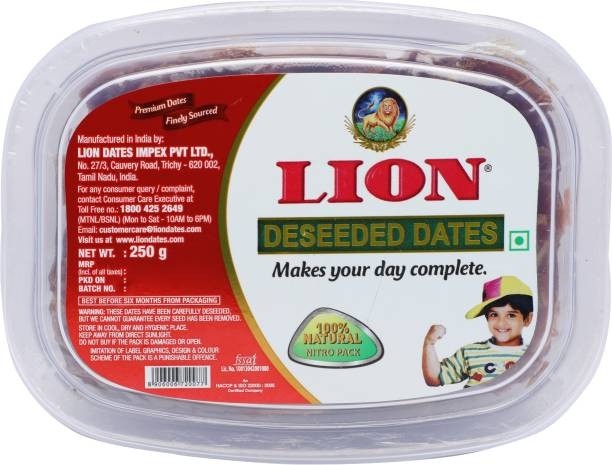 Lion Deseeded Dates 500g