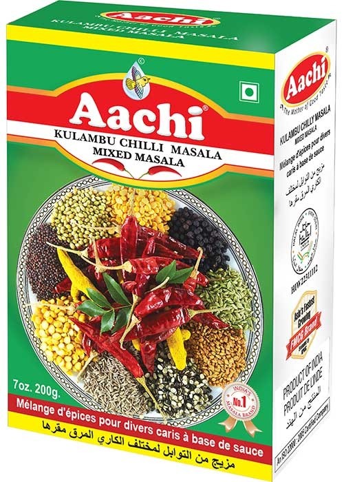 Aachi Kuzhambu Chilli Powder 100g