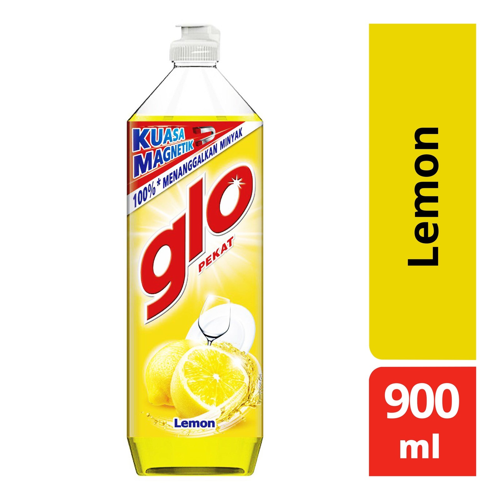 Glo Liquid Dishwashing Lemon 900ml