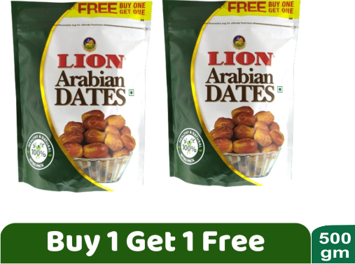 Lion Arabian Dates 500g (Buy 1 Get 1 Free)