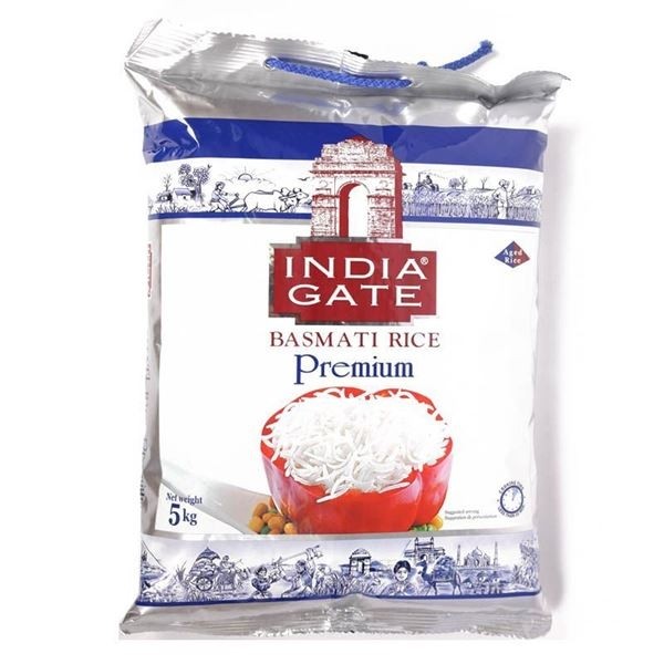 India gate Premium Basmathi Rice 5kg