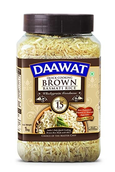 Daawat Brown Basmathi Rice 1kg