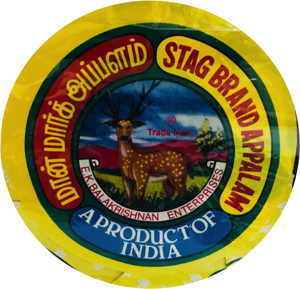 Stag Brand Appalam Medium (மான் மார்க் அப்பளம்) 120g