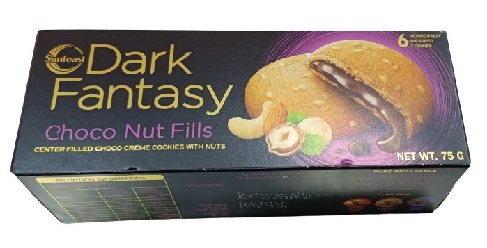 Dark Fantasy Choco Nut Fills 75G