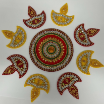 SG10 Diya lamp sticker