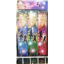MIX COLOUR SPARKLERS 10" 0800C