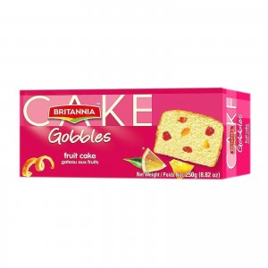 Britannia Gobbles Fruit Cake 250g 