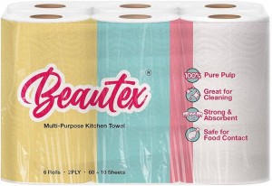 Beautex Kitchen Towel, 60ct (Pack of 6) 
