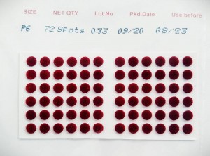 Eyetex pallavi bindi pottu red