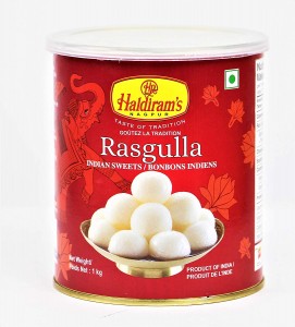 Haldirams Rasagulla Tin 1kg