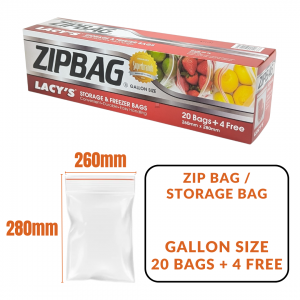 Lacy Zip Lock Bag 26x28CM