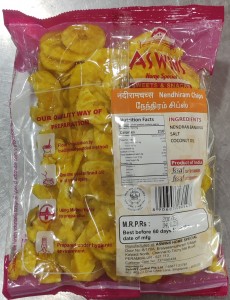 Aswins Nendran Banana Chips 200g