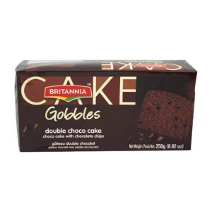 Britannia Gobbles Double Chocolate Cake 250g