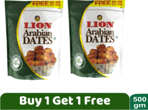 Lion Arabian Dates 500g (Buy 1 Get 1 Free)