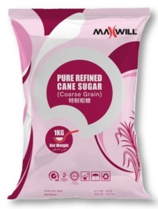 MAXWILL COARSE CANE SUGAR 1KG