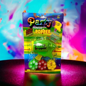 Party Popper 1 gun + 2 Recharge combo