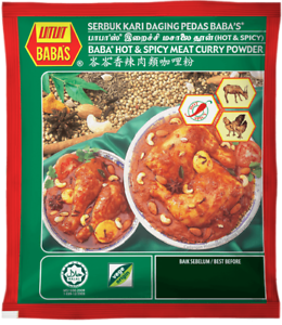 Babas Meat curry Hot & Spicy 250g
