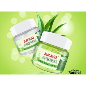 ARASI Aloe Vera Moisturising Gel for Skin and Face 100g