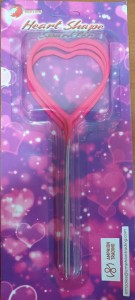 9" Heart Shape Sparkler