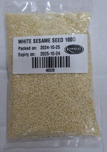 Komalas White Sesame Seed 100G